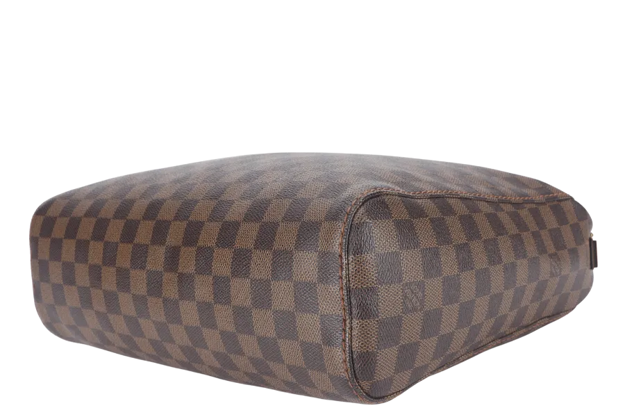 LOUIS VUITTON PORTOBELLO PM (N41184) DAMIER EBENE CANVAS HOBO BAG GOLD HARDWARE NO DUST COVER