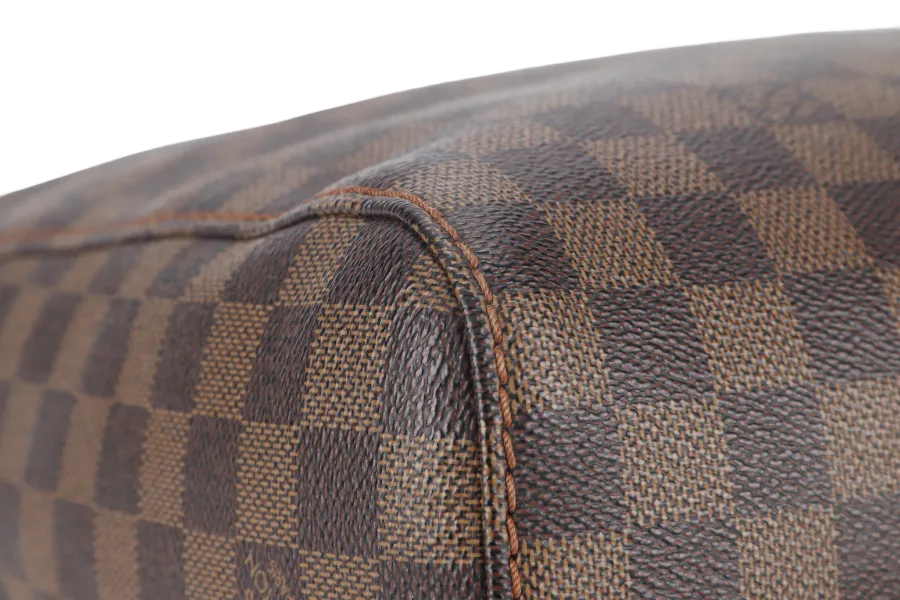 LOUIS VUITTON PORTOBELLO PM (N41184) DAMIER EBENE CANVAS HOBO BAG GOLD HARDWARE NO DUST COVER