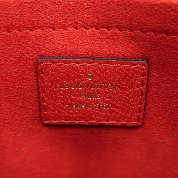 LOUIS VUITTON Saint Placide Monogram Canvas Crossbody Bag Cerise
