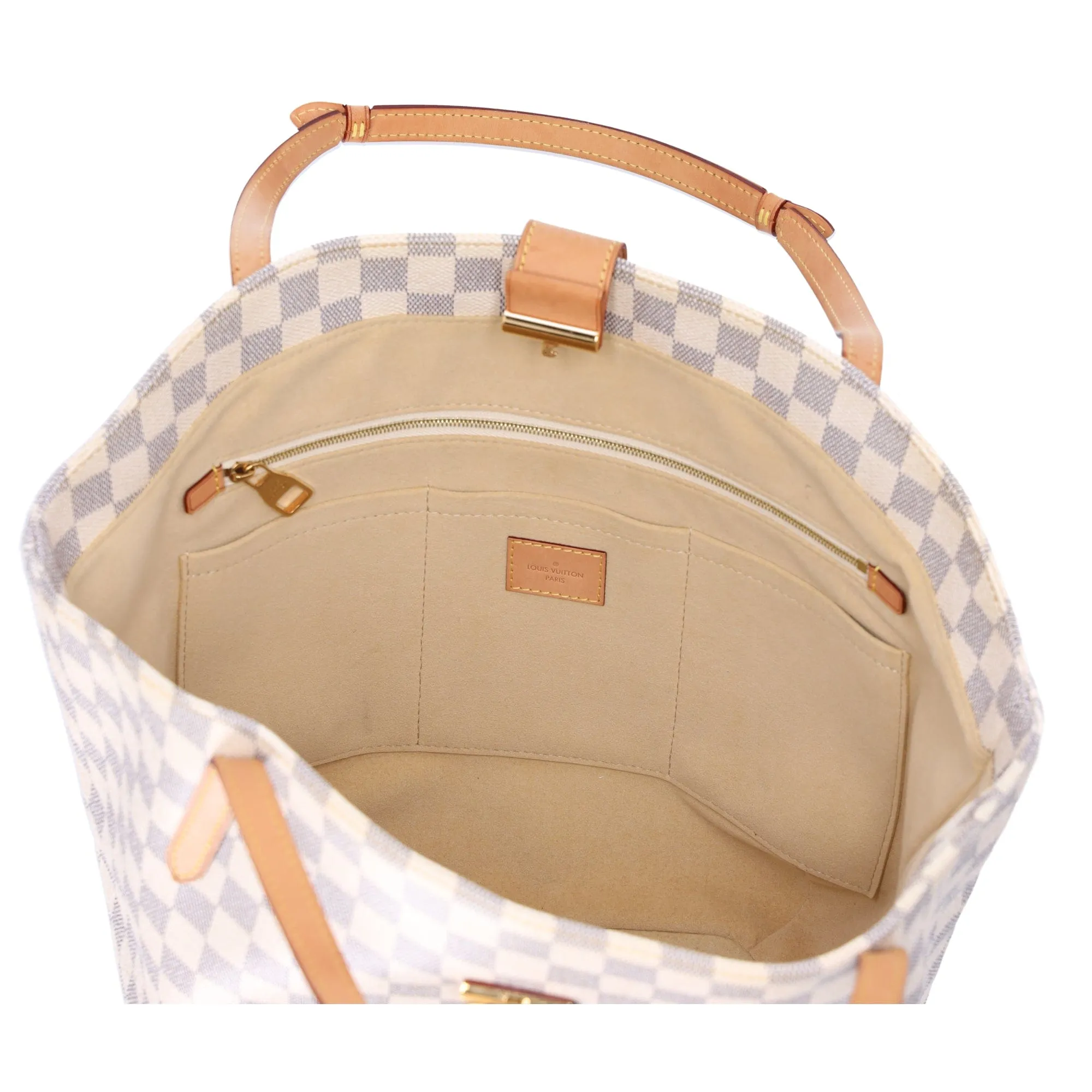 Louis Vuitton Salina PM Damier Tote Bag N41208 Azur Damier Canvas