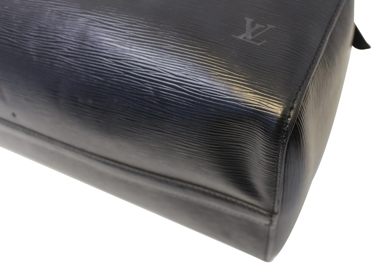 LOUIS VUITTON Satchel Bag Pre Loved Epi Leather Speedy 40 Black