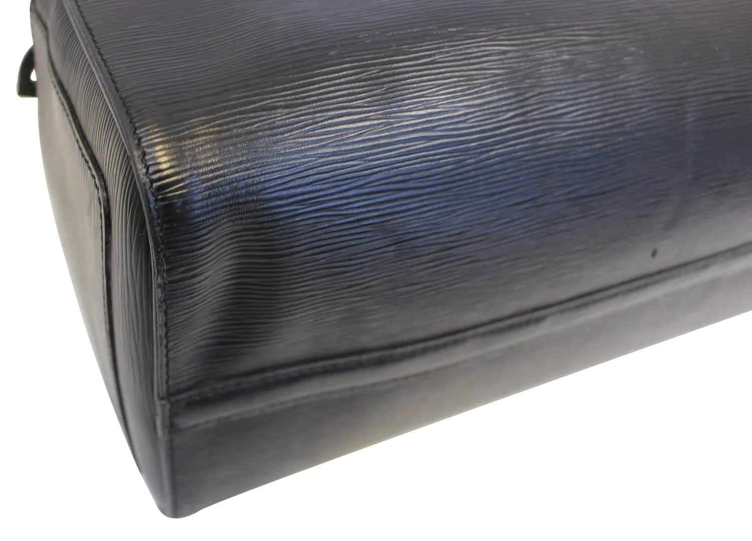 LOUIS VUITTON Satchel Bag Pre Loved Epi Leather Speedy 40 Black