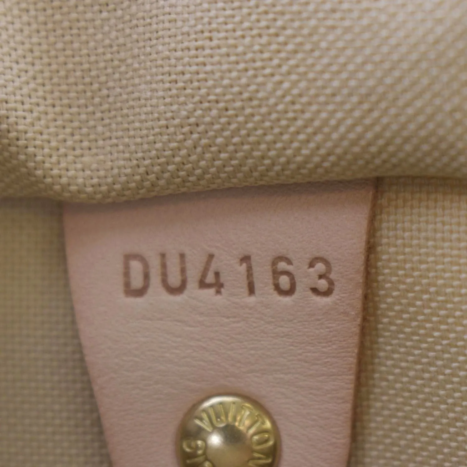 LOUIS VUITTON Speedy 25 Bandouliere Damier Azur Satchel Bag White