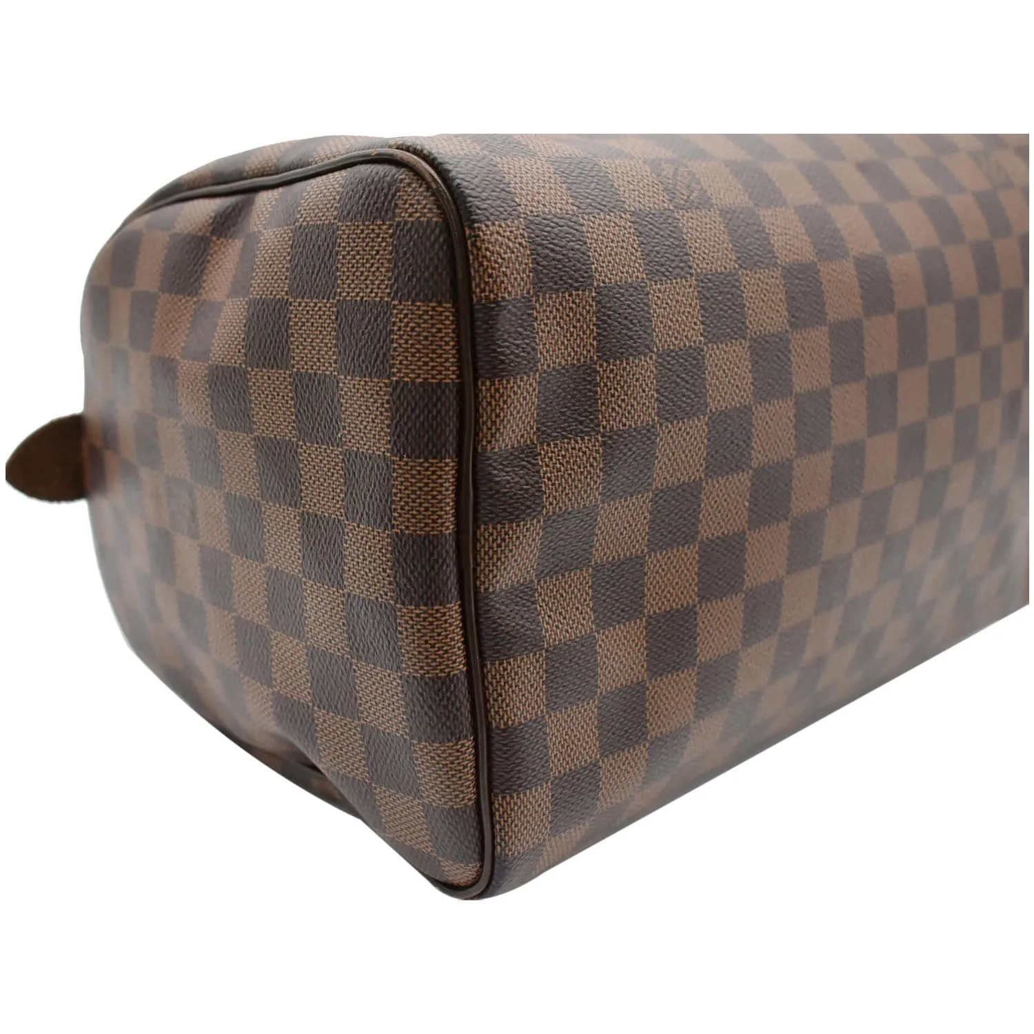 LOUIS VUITTON Speedy 30 Damier Ebene Satchel Bag Brown