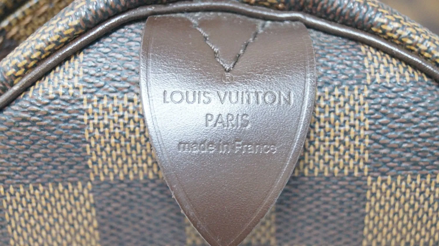 LOUIS VUITTON Speedy 35 Damier Ebene Satchel Bag