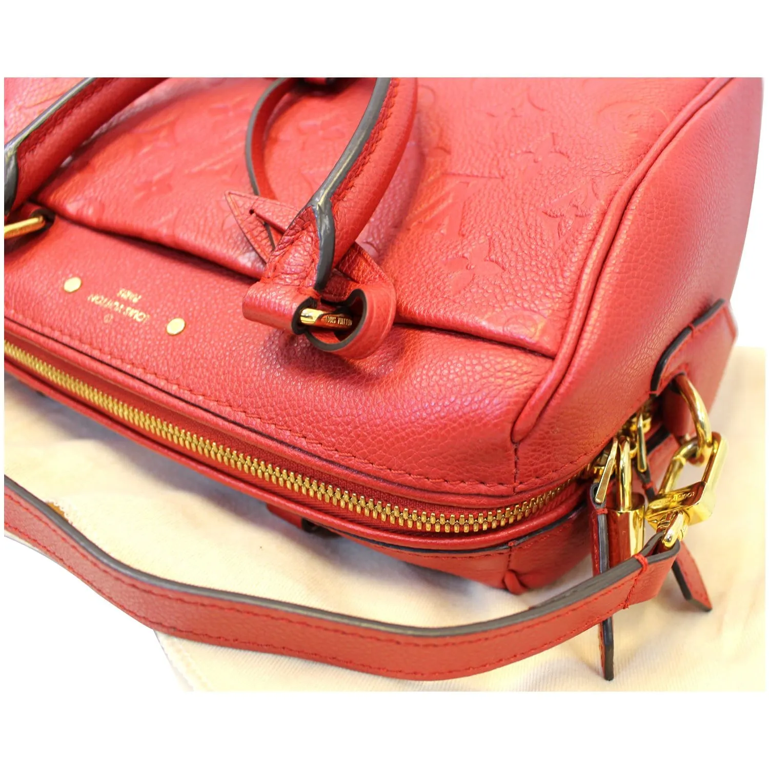 LOUIS VUITTON Speedy Bandouliere 25 Empreinte Leather Shoulder Bag