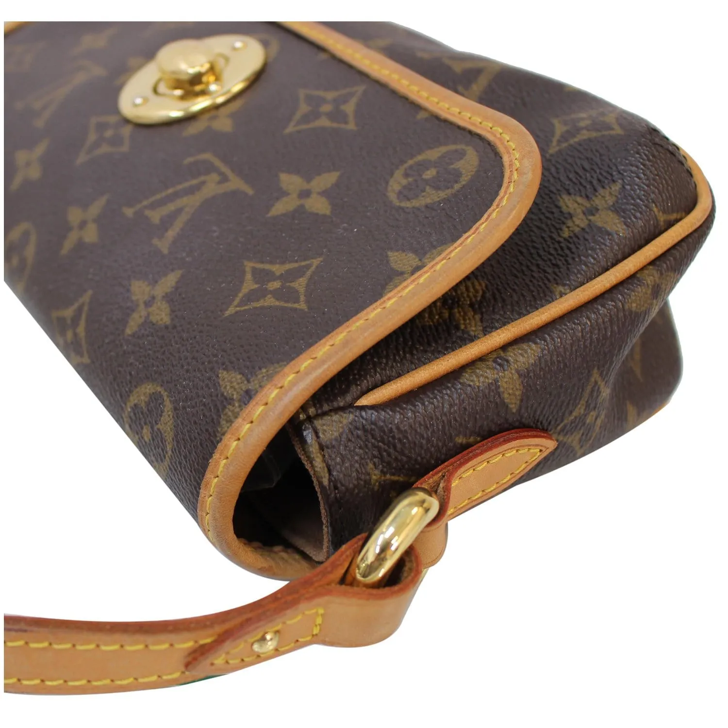 LOUIS VUITTON Tikal PM Monogram Canvas Shoulder Bag Brown