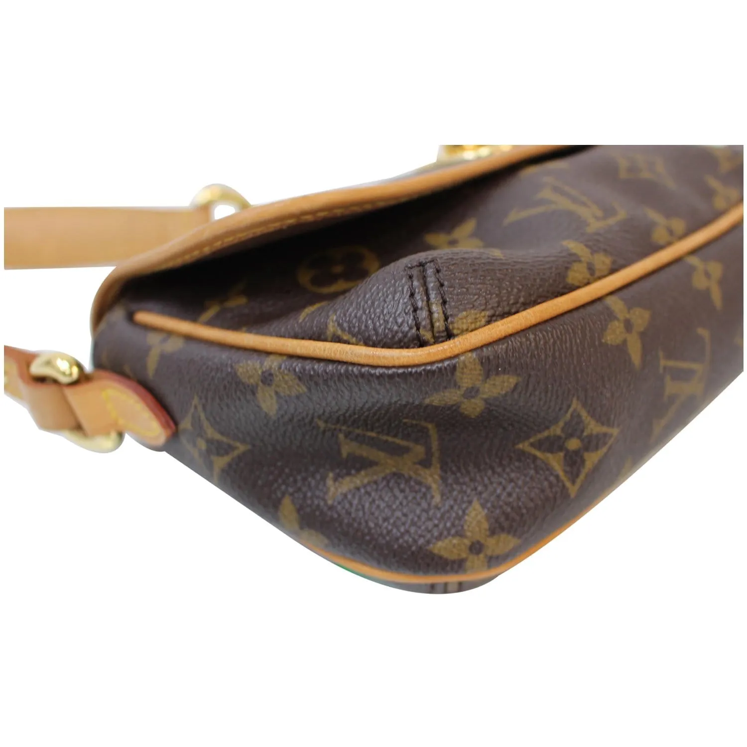 LOUIS VUITTON Tikal PM Monogram Canvas Shoulder Bag Brown