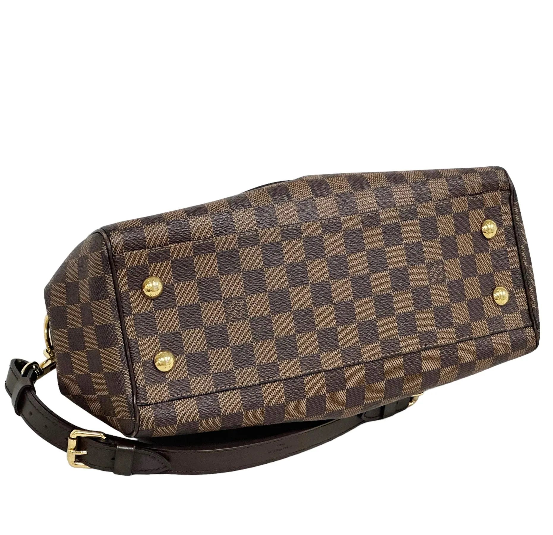 Louis Vuitton Trevi Handbag Damier PM Brown 2 Way Satchel Crossbody
