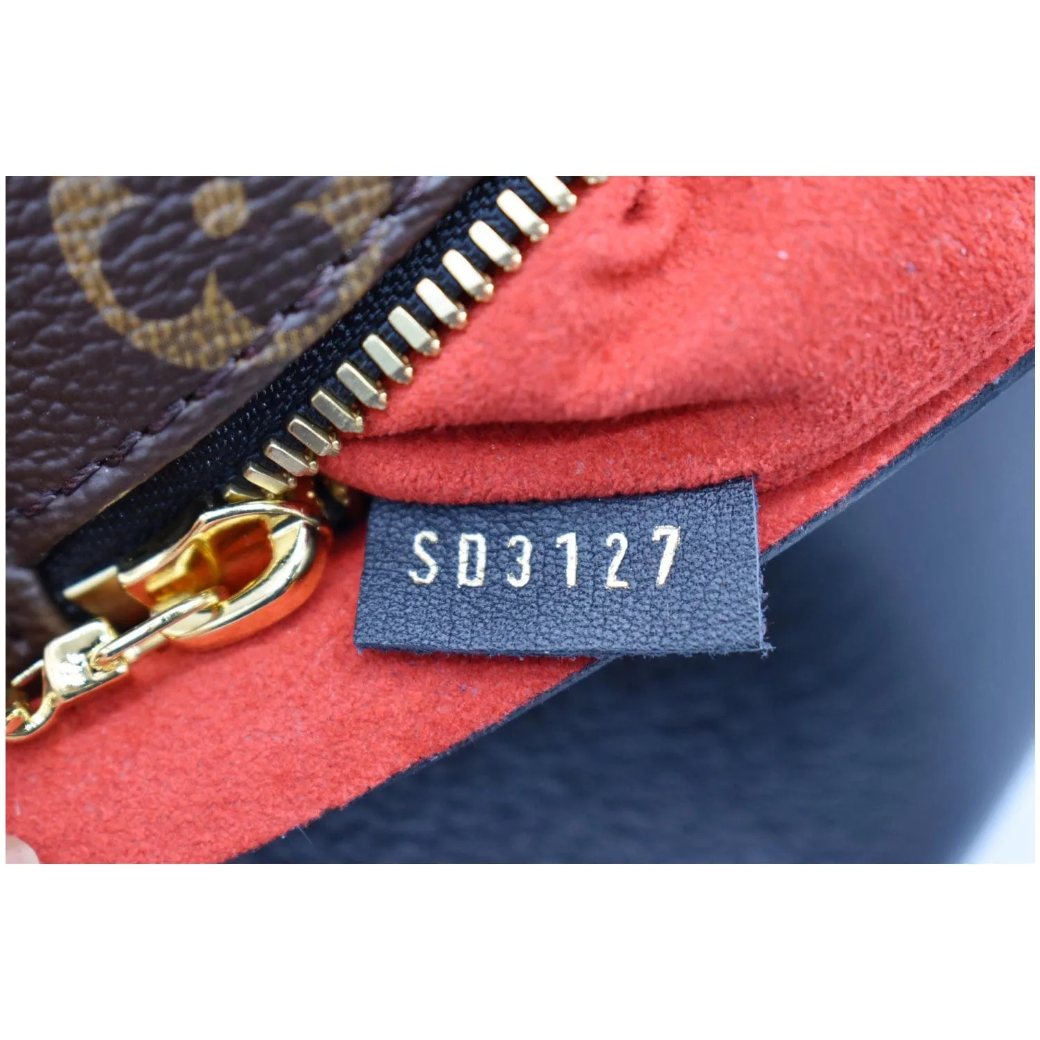 LOUIS VUITTON Tuileries Monogram Canvas Hobo Bag Black