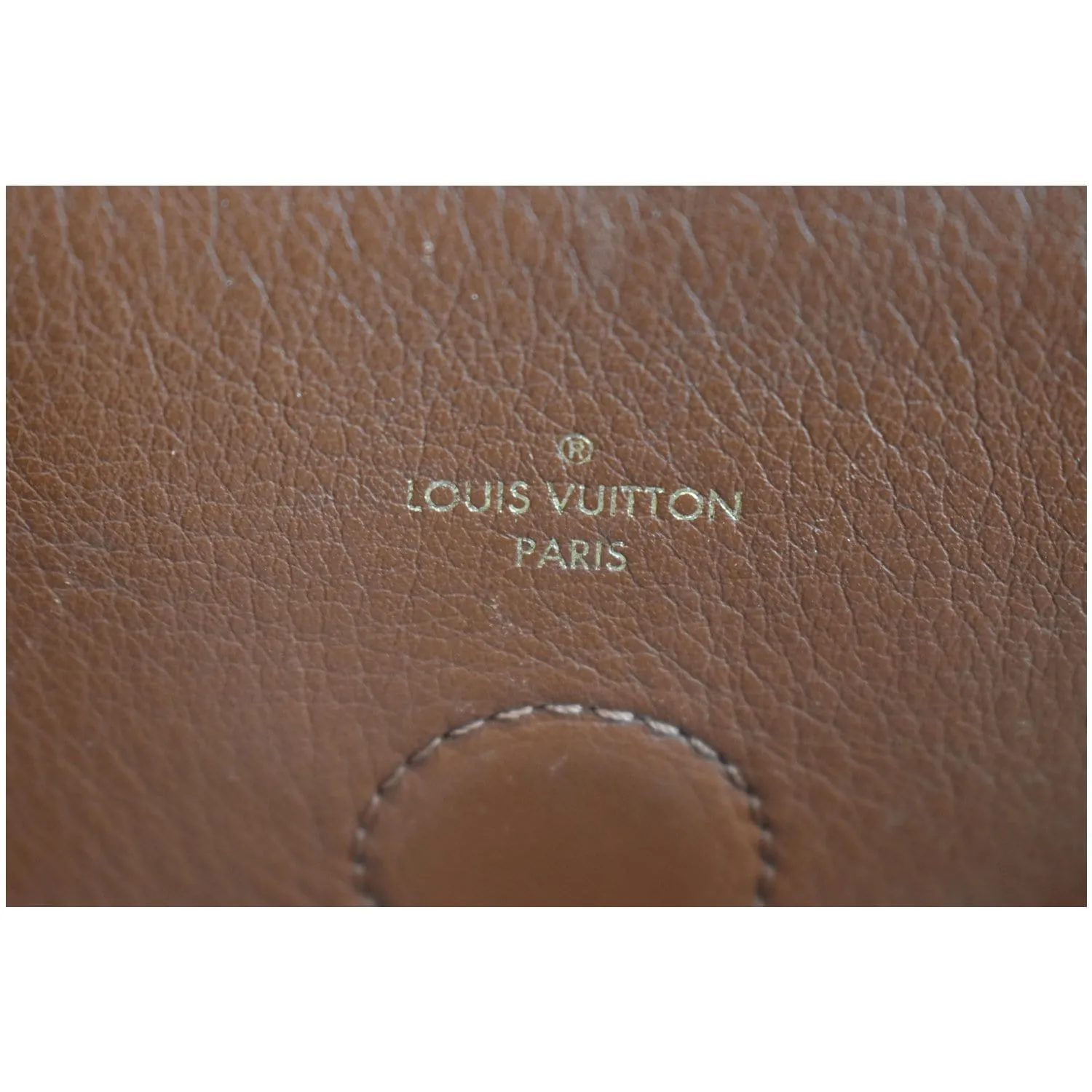 LOUIS VUITTON Tuileries Monogram Canvas Hobo Bag Caramel