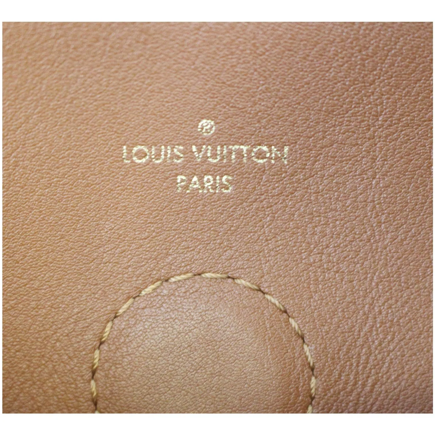 LOUIS VUITTON Tuileries Monogram Canvas Hobo Bag Caramel