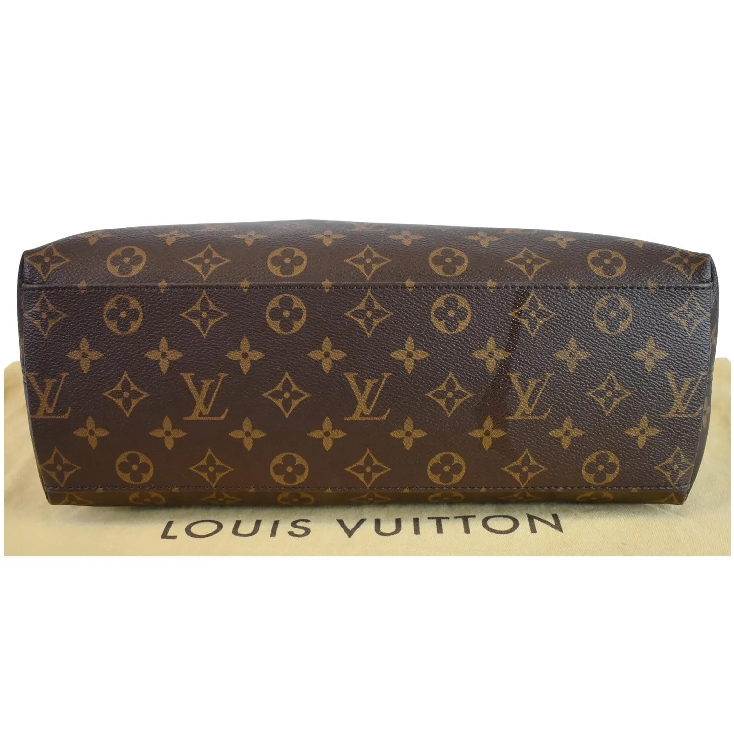 LOUIS VUITTON Tuileries Monogram Canvas Hobo Bag Sesame