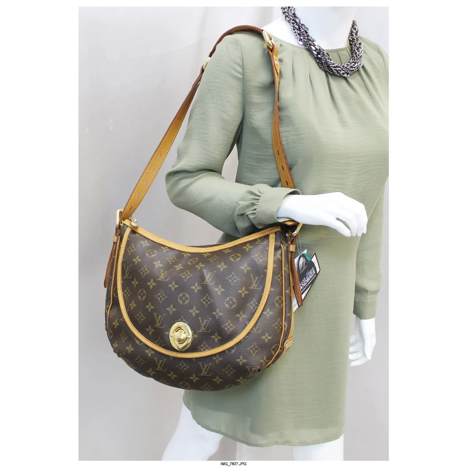 LOUIS VUITTON Tulum GM Monogram Canvas Shoulder Bag