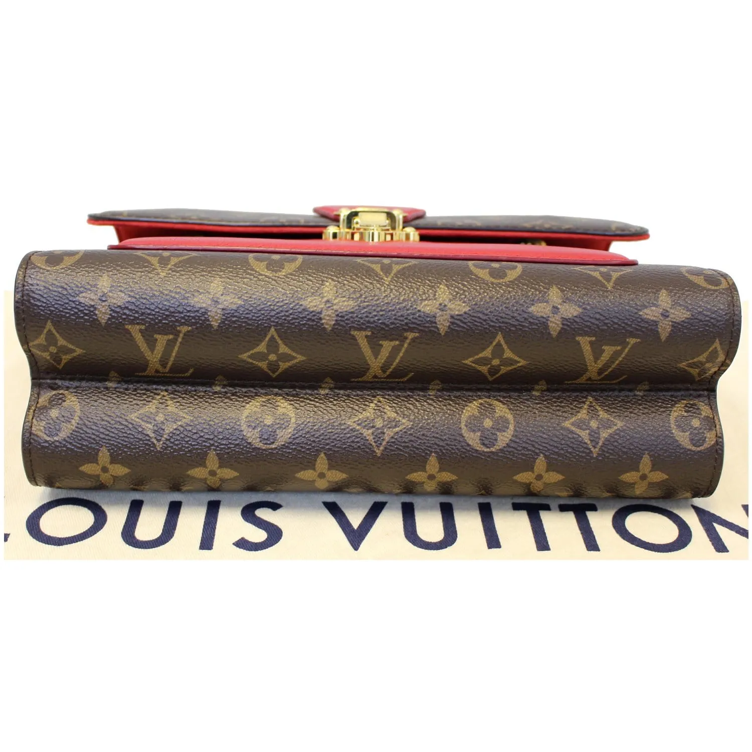 LOUIS VUITTON Victoire Monogram Canvas Shoulder Crossbody Bag Cherry