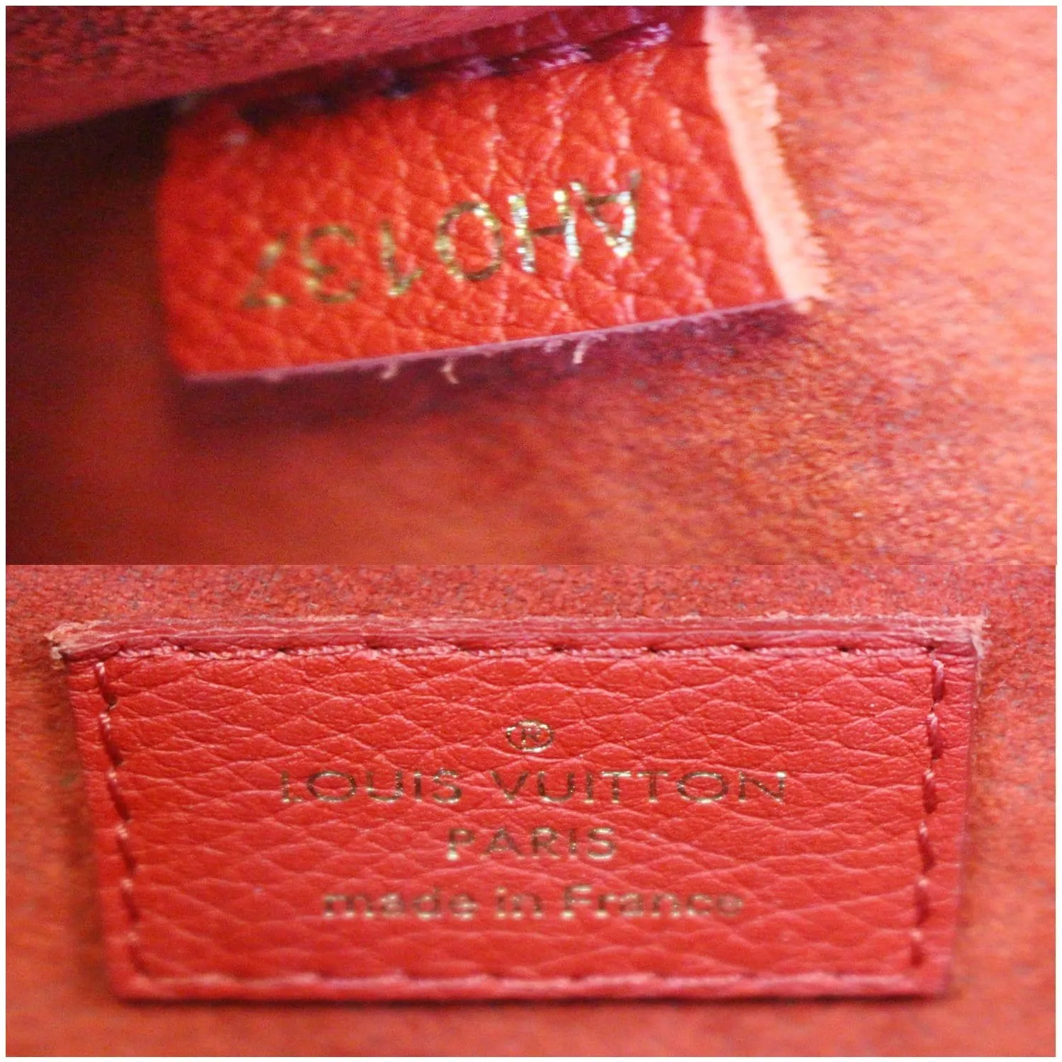 LOUIS VUITTON Victoire Monogram Canvas Shoulder Crossbody Bag Cherry
