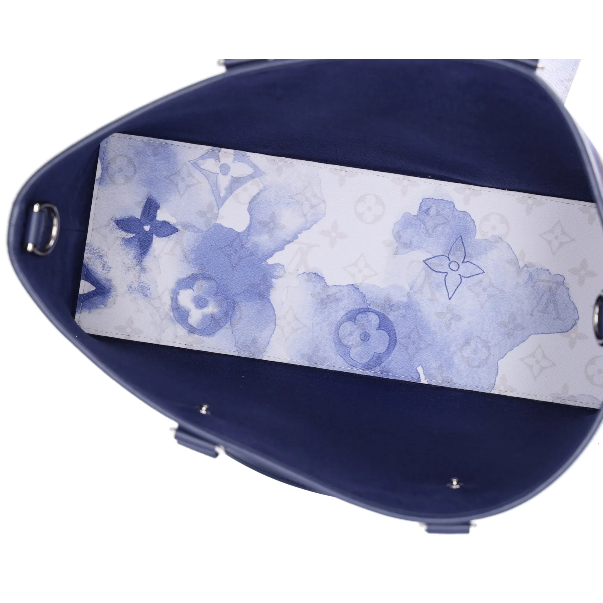Louis Vuitton Weekend Tote PM Watercolor Summer Collection M45756 Blue