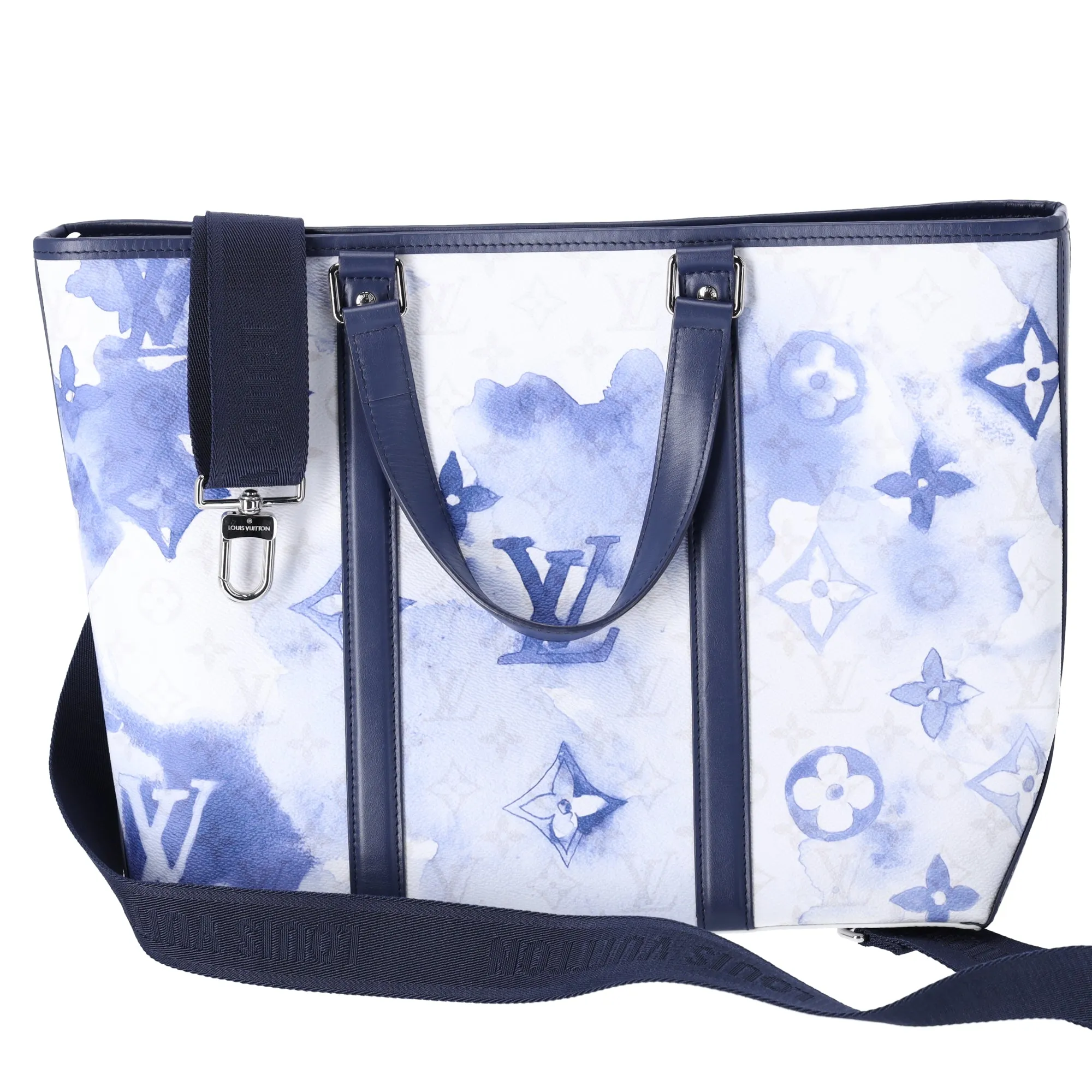 Louis Vuitton Weekend Tote PM Watercolor Summer Collection M45756 Blue