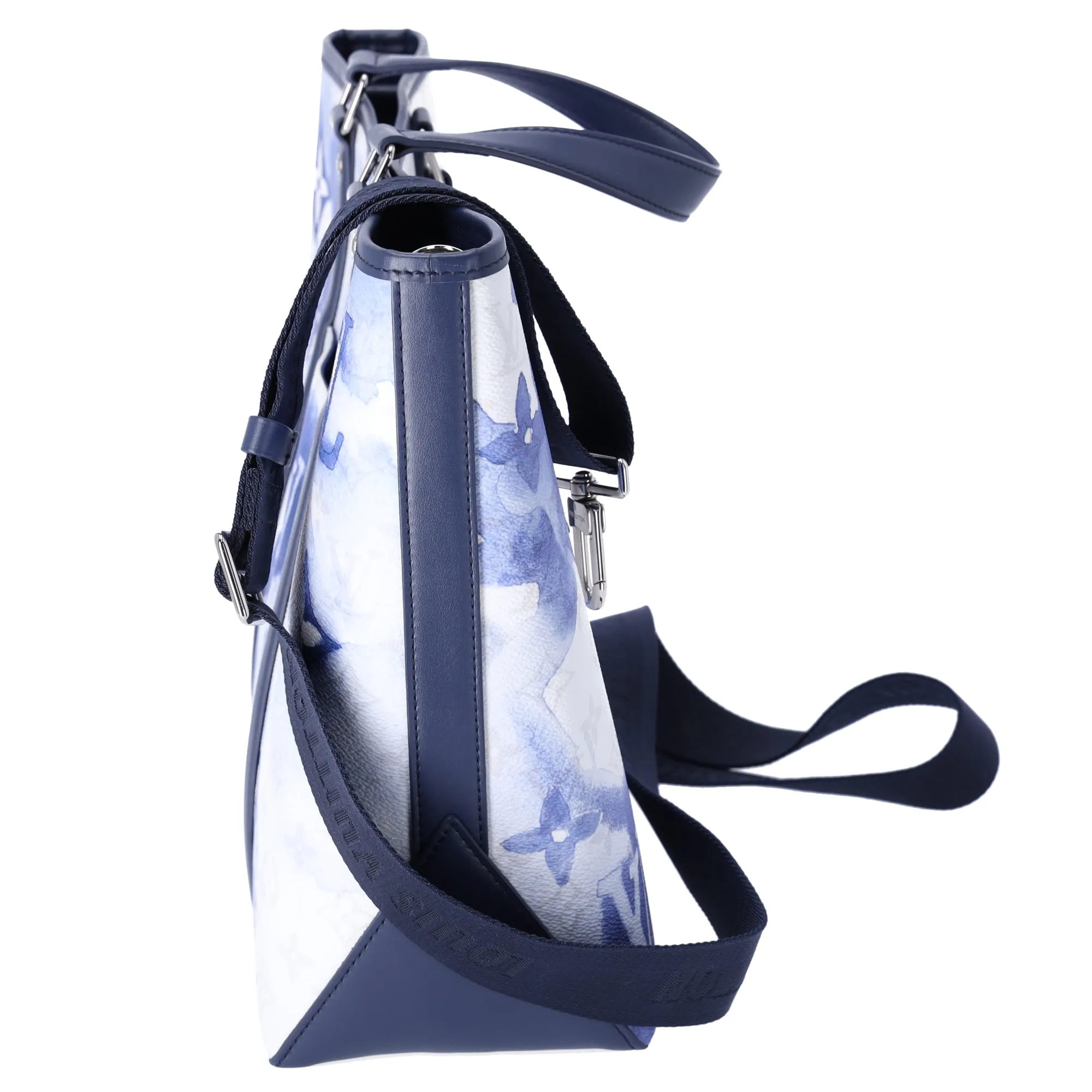 Louis Vuitton Weekend Tote PM Watercolor Summer Collection M45756 Blue