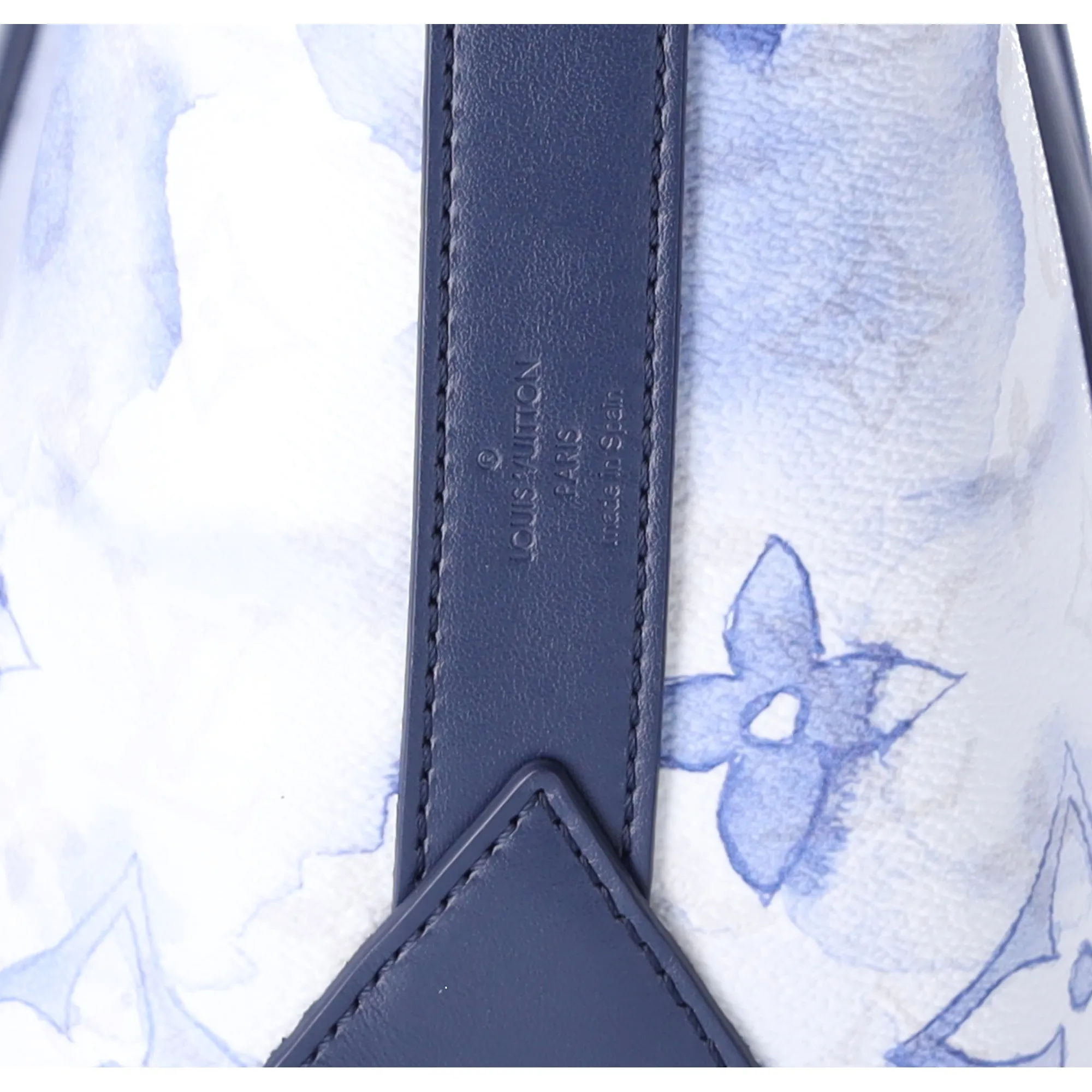 Louis Vuitton Weekend Tote PM Watercolor Summer Collection M45756 Blue