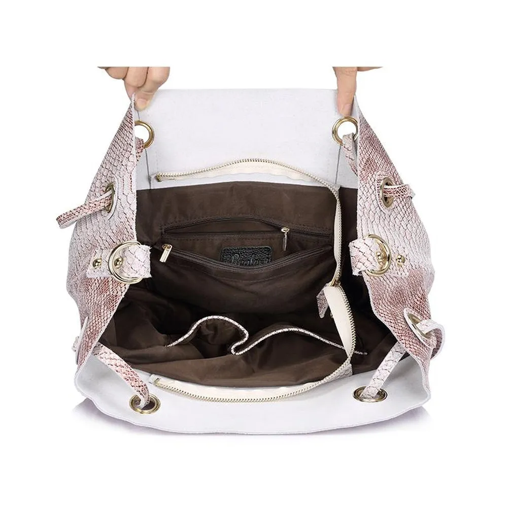 <bold>Bucket / Tote Bag <br>Genuine-Leather