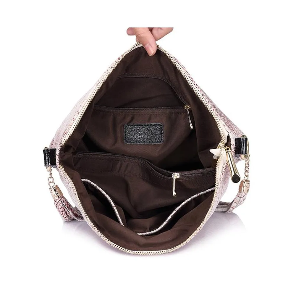 <bold>Hobo / Tote Bag <br>Genuine-Leather