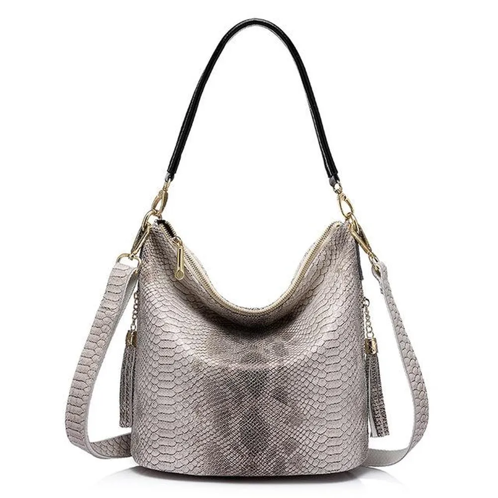 <bold>Hobo / Tote Bag <br>Genuine-Leather
