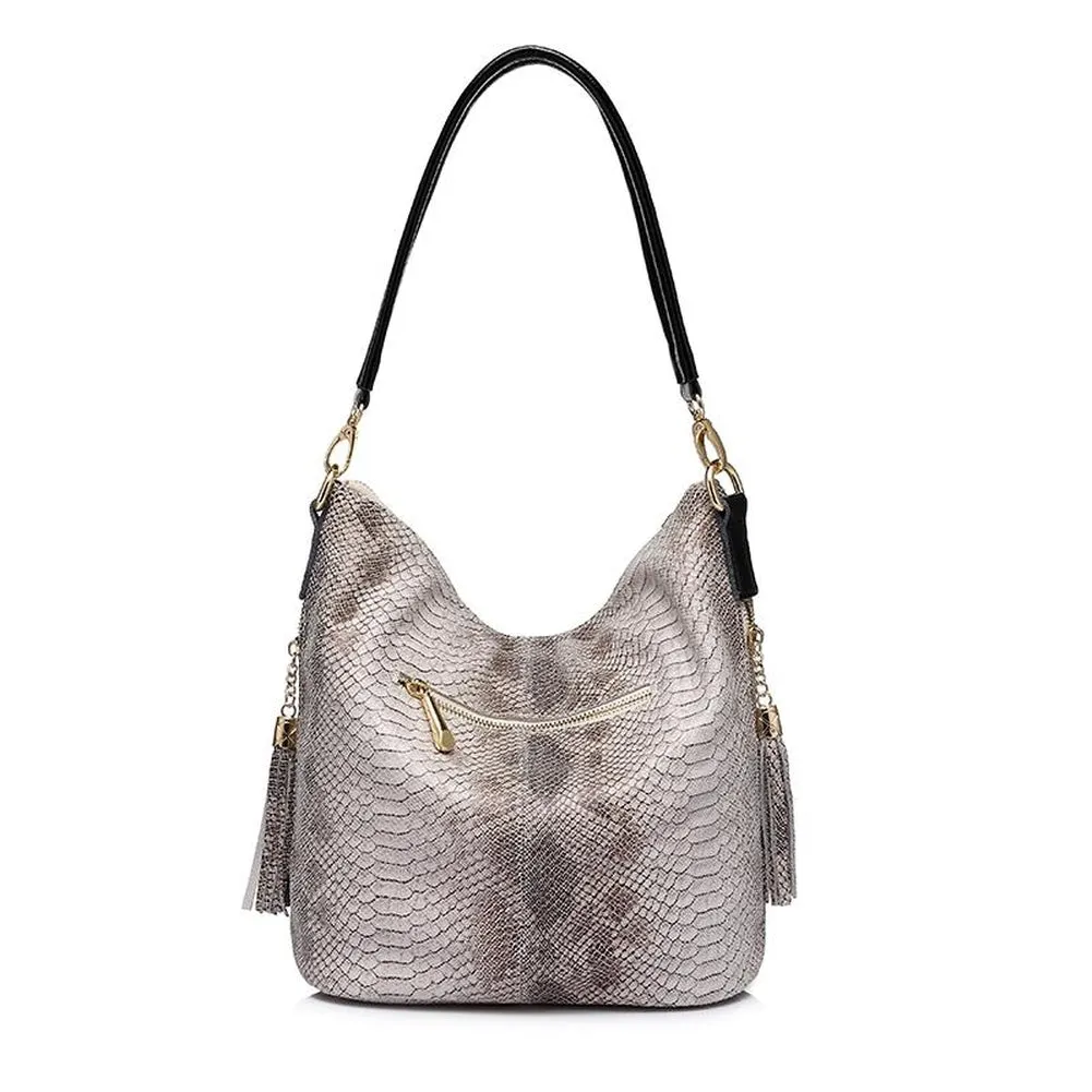 <bold>Hobo / Tote Bag <br>Genuine-Leather