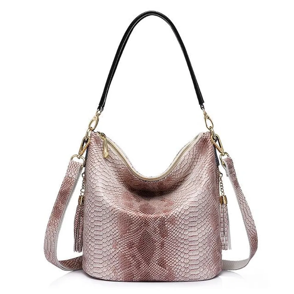 <bold>Hobo / Tote Bag <br>Genuine-Leather