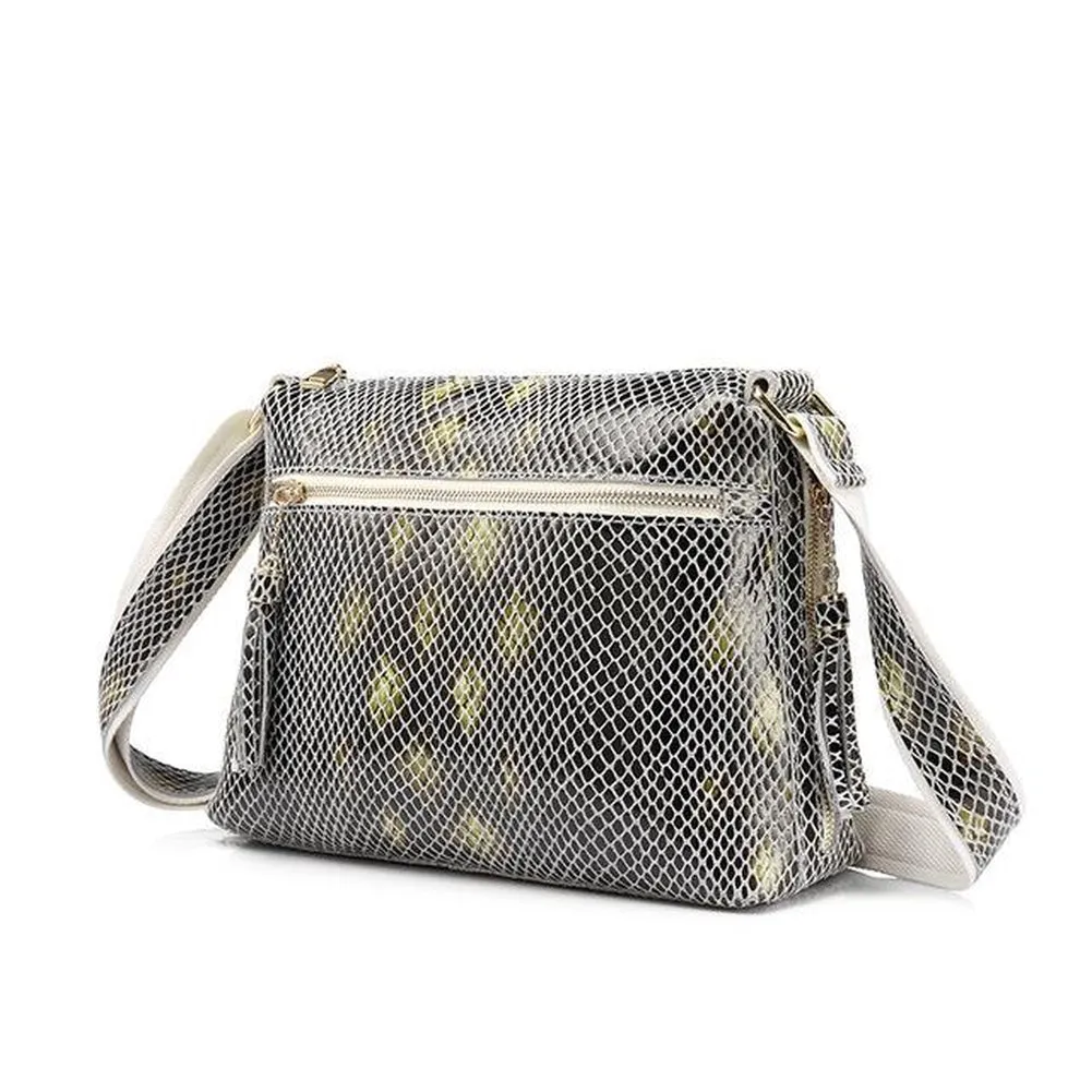 <bold>Satchel  / Crossbody Bag <br>Genuine-Leather