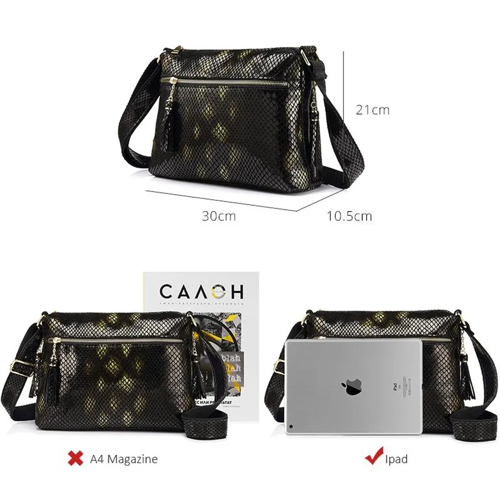 <bold>Satchel  / Crossbody Bag <br>Genuine-Leather