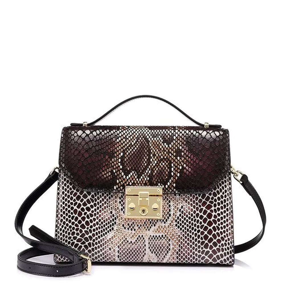 <bold>Satchel / Crossbody Bag <br>Genuine-Leather
