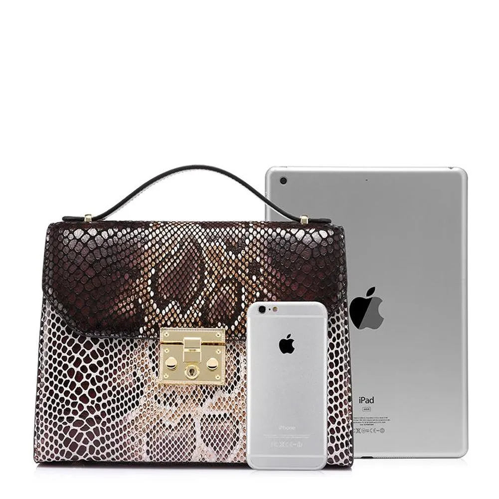 <bold>Satchel / Crossbody Bag <br>Genuine-Leather
