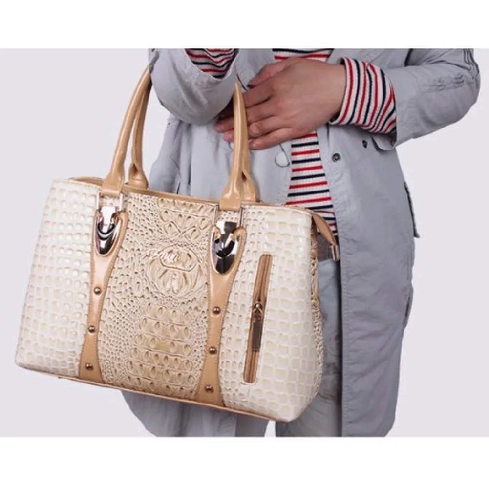 <bold>Satchel / Crossbody Bag <br>Vegan-Leather
