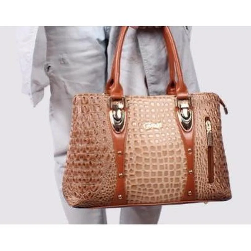 <bold>Satchel / Crossbody Bag <br>Vegan-Leather
