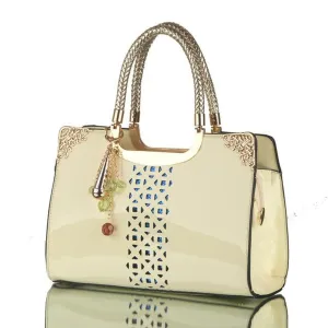 <bold>Top-Handle Bag / Satchel  <br>Genuine-Leather