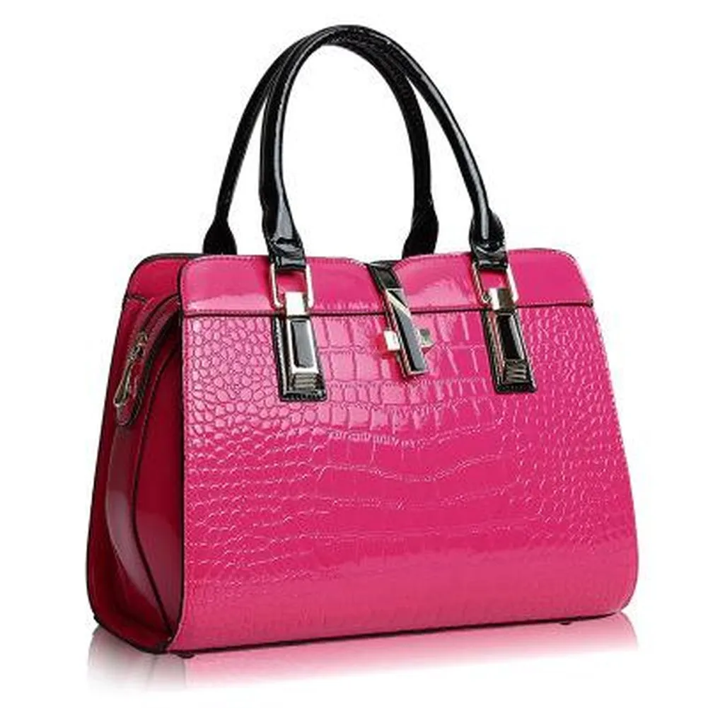 <bold>Top-Handle / Crossbody Bag <br>Genuine-Leather