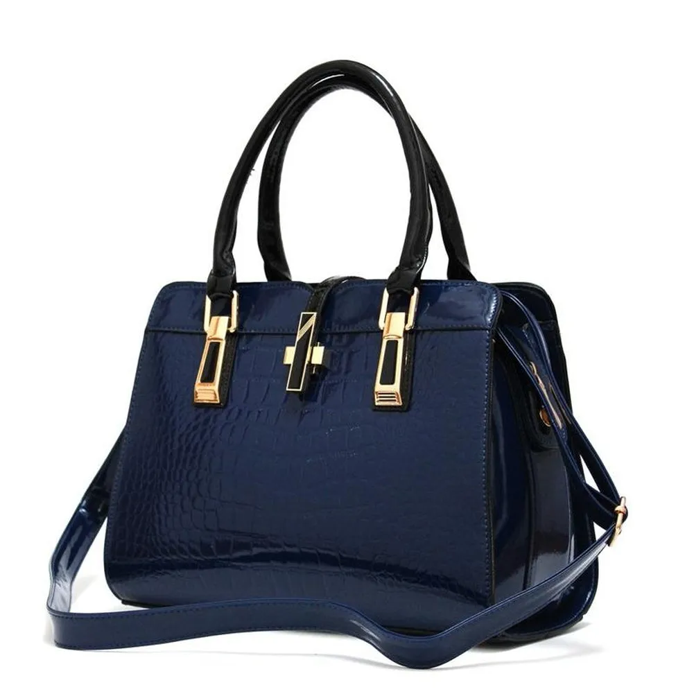 <bold>Top-Handle / Crossbody Bag <br>Genuine-Leather