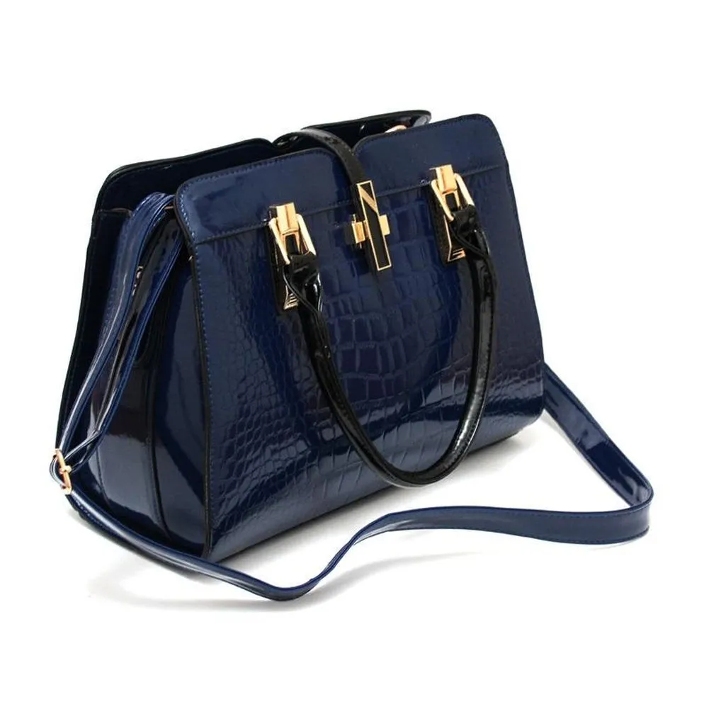 <bold>Top-Handle / Crossbody Bag <br>Genuine-Leather