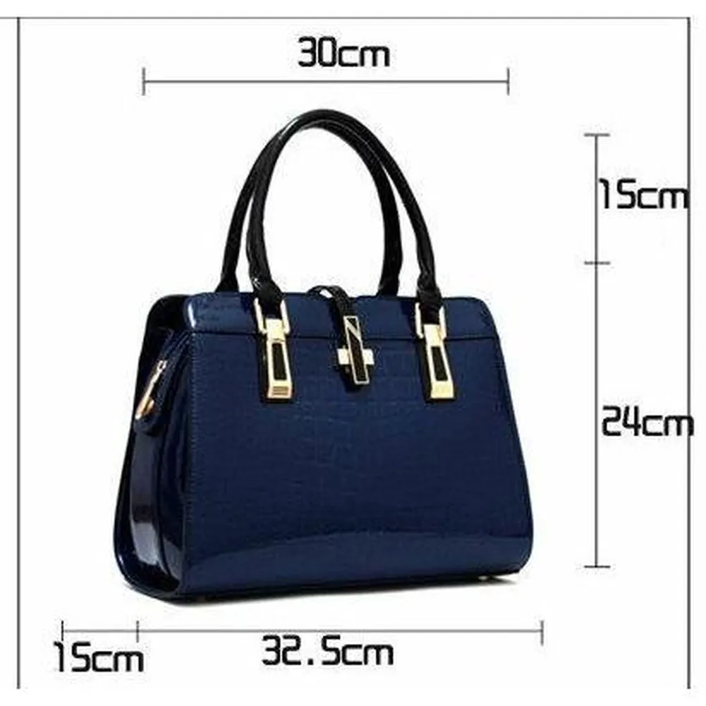 <bold>Top-Handle / Crossbody Bag <br>Genuine-Leather
