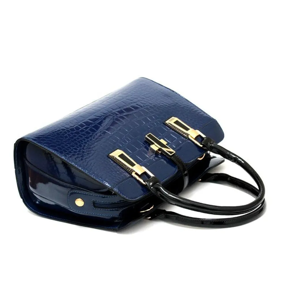 <bold>Top-Handle / Crossbody Bag <br>Genuine-Leather