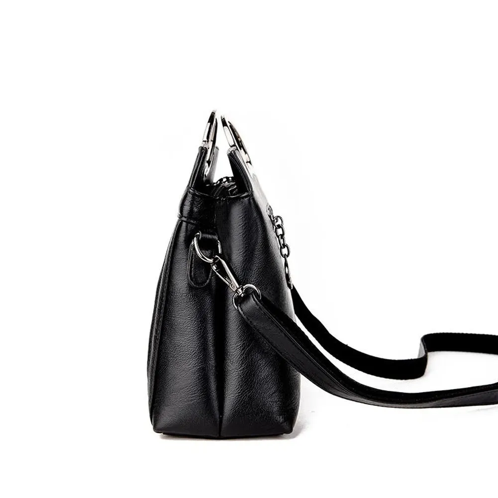 <bold>Top-Handle / Crossbody Bag  <br>Vegan-Leather