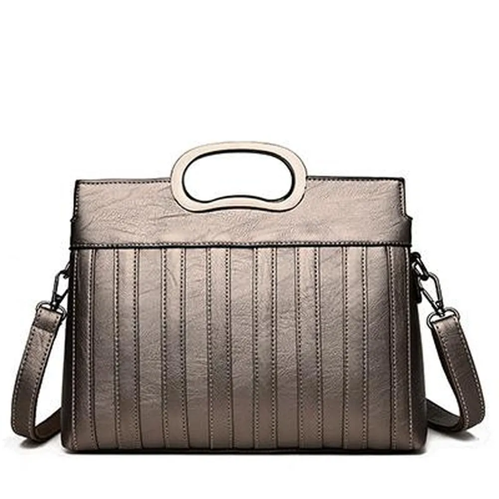 <bold>Top-Handle / Crossbody Bag  <br>Vegan-Leather