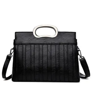<bold>Top-Handle / Crossbody Bag  <br>Vegan-Leather