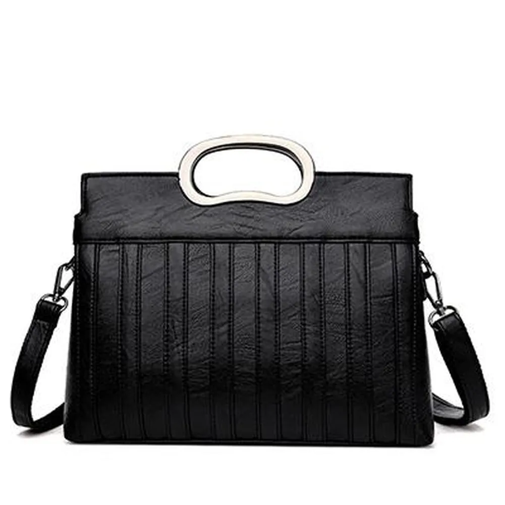 <bold>Top-Handle / Crossbody Bag  <br>Vegan-Leather