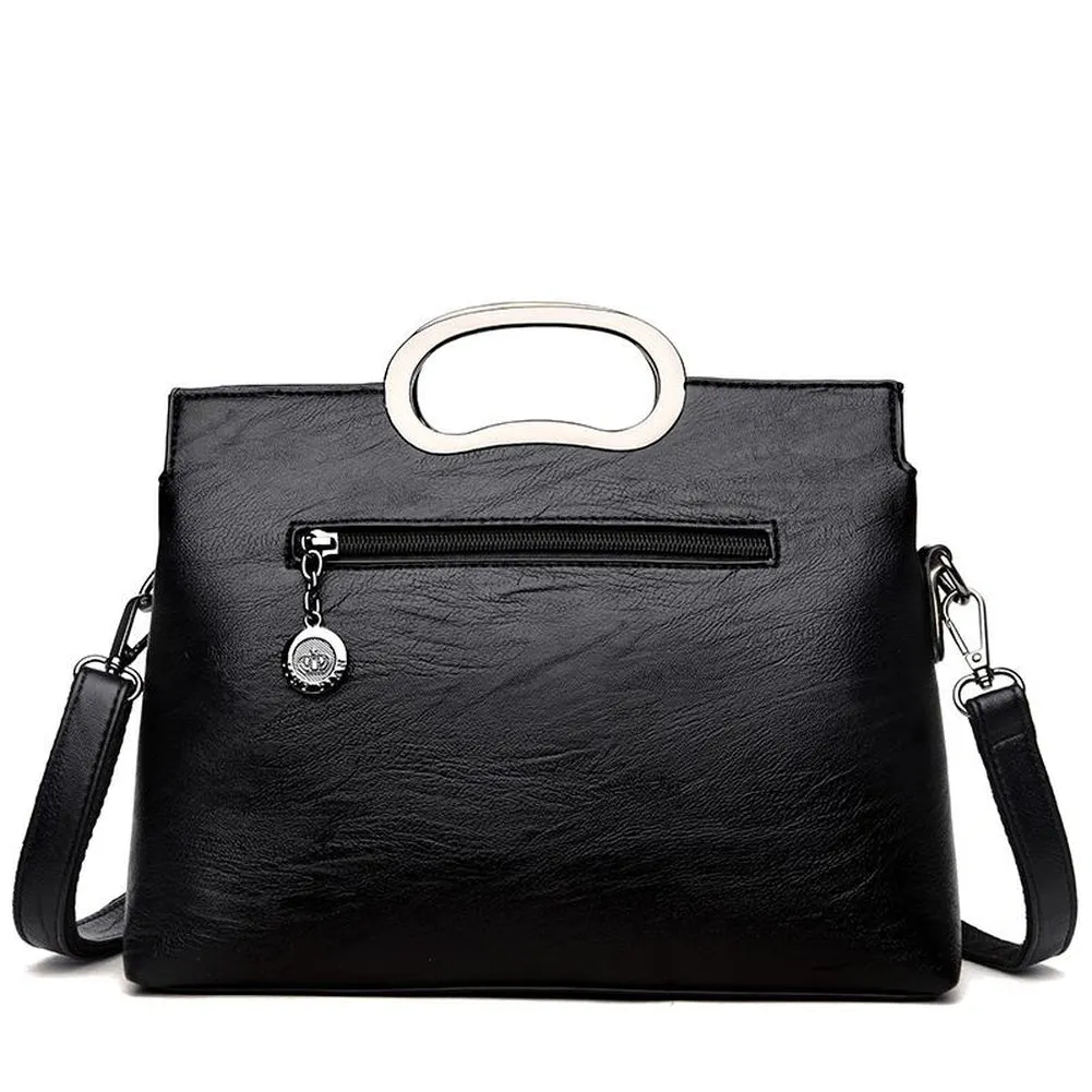 <bold>Top-Handle / Crossbody Bag  <br>Vegan-Leather