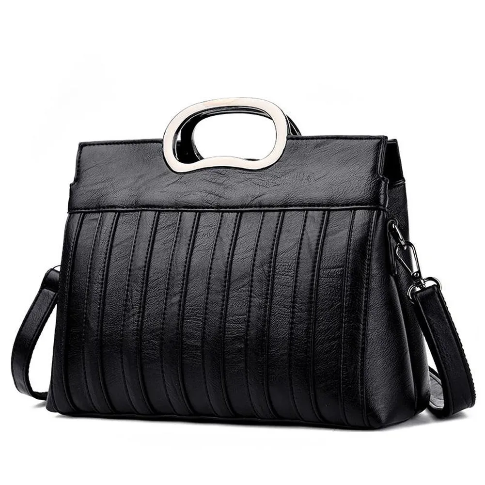 <bold>Top-Handle / Crossbody Bag  <br>Vegan-Leather
