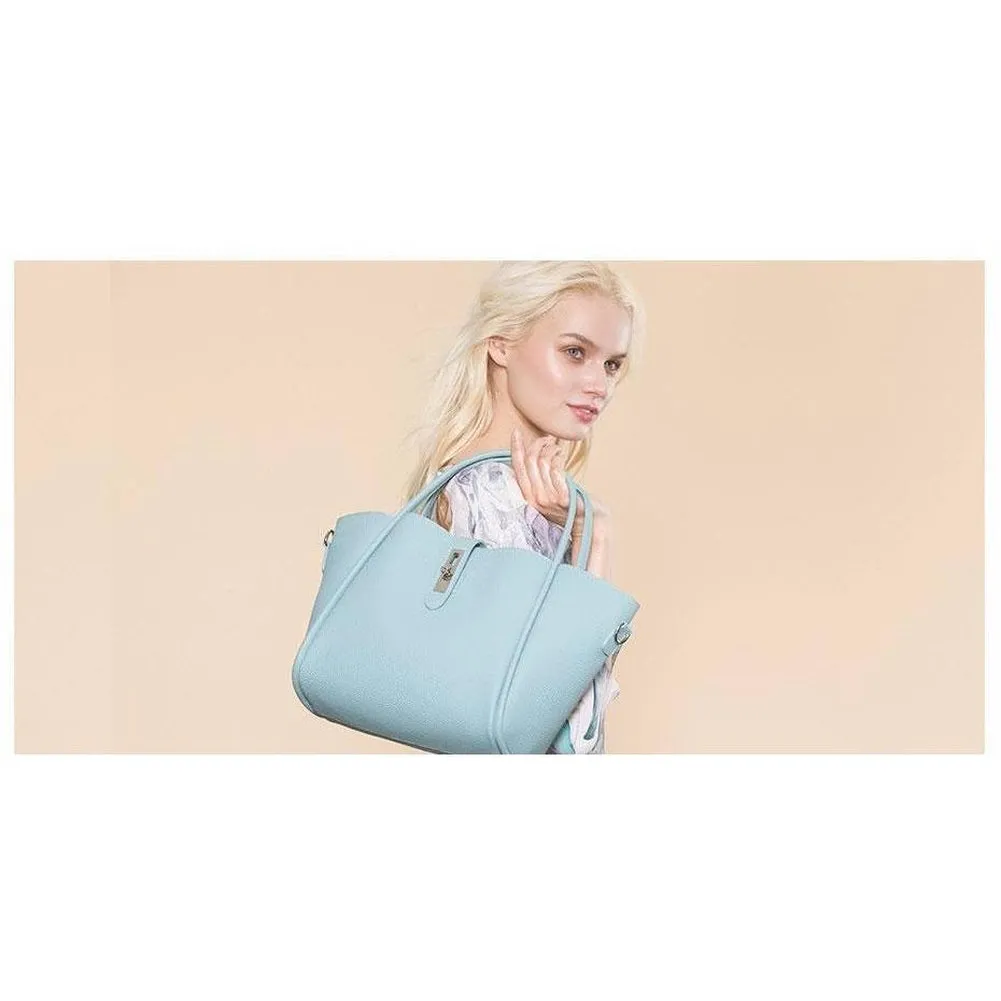 <bold>Tote & Crossbody Bag Set <br>Vegan-Leather
