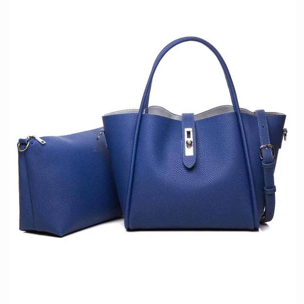 <bold>Tote & Crossbody Bag Set <br>Vegan-Leather