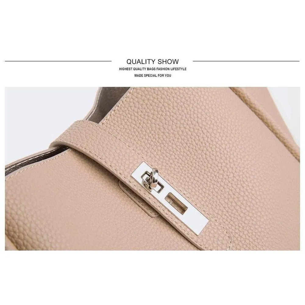 <bold>Tote & Crossbody Bag Set <br>Vegan-Leather